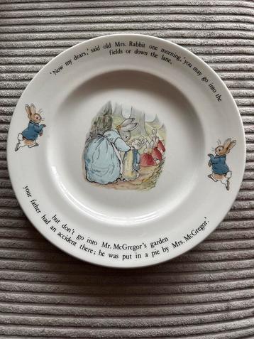 Peter Rabbit Wedgwood Bord beschikbaar voor biedingen