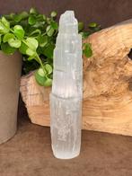 Seleniet/Satijnspaat toren, 15 cm, Ophalen of Verzenden, Mineraal
