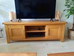 eiken tv meubel, Ophalen, Gebruikt, 150 tot 200 cm, Eikenhout