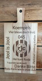 Roda JC Kerkrade Houten Plank, Ophalen of Verzenden, Nieuw