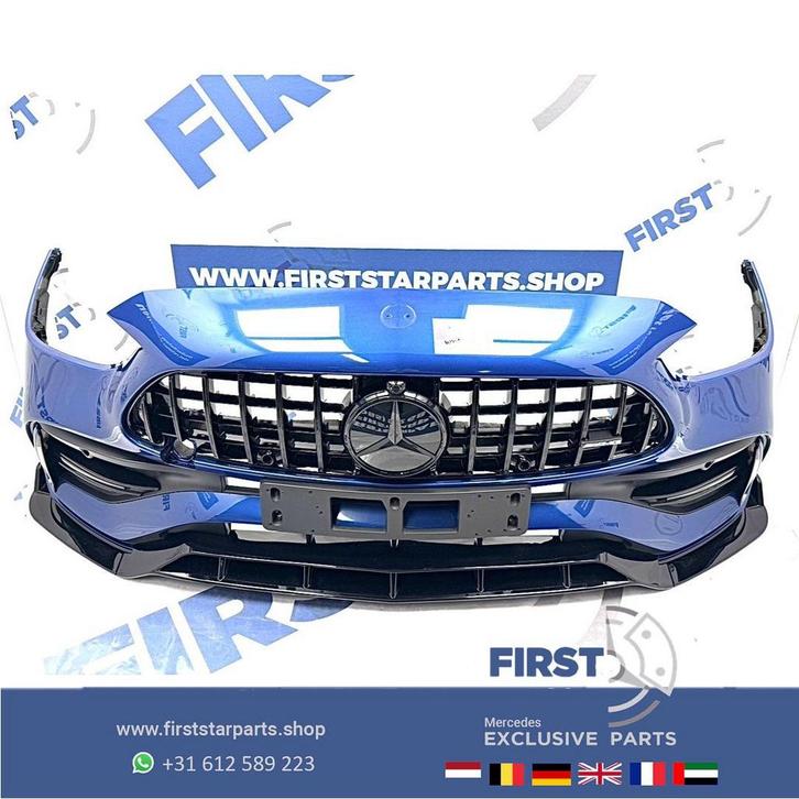 W206 C43 AMG BUMPER C KLASSE A2068859201 C43 AERO VOORBUMPER, Auto-onderdelen, Carrosserie en Plaatwerk, Bumper, Mercedes-Benz