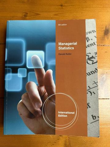 Managerial Statistics beschikbaar voor biedingen