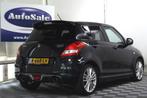 Suzuki Swift 1.6 Sport 136pk XENON BLUET CRUISE STOELVW ECC, Auto's, Voorwielaandrijving, Euro 5, Gebruikt, Zwart