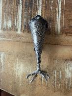 Vintage metalen tandenstoker houder, Antiek en Kunst, Ophalen of Verzenden