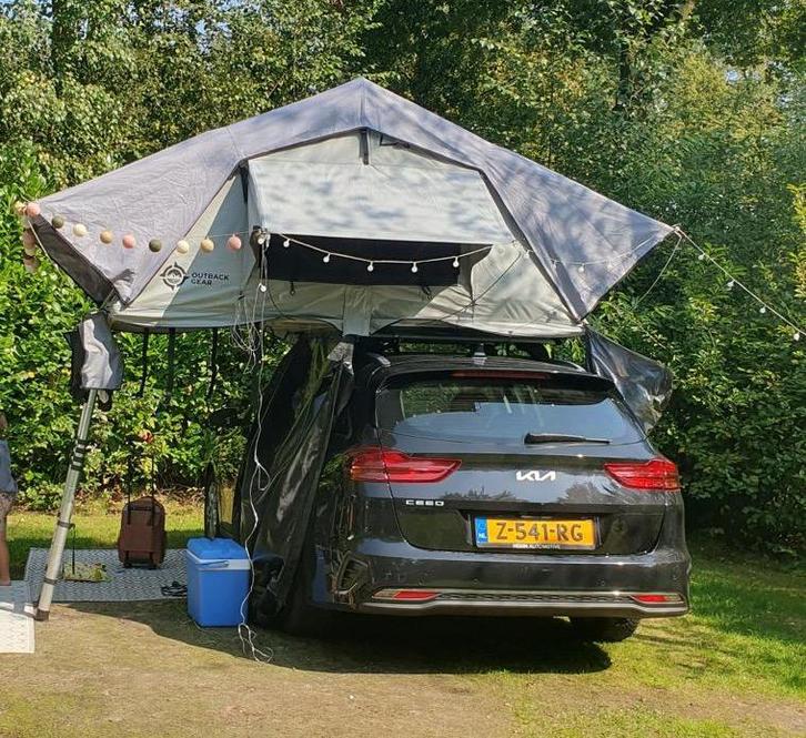 Daktent te huur 2-persoons Brabant, Caravans en Kamperen, Tenten, Zo goed als nieuw, Ophalen