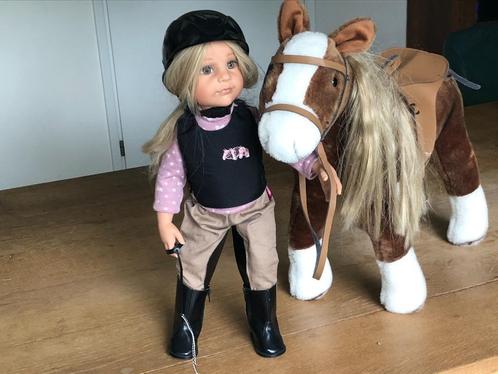 Gotz pop Hannah met paard, Kinderen en Baby's, Speelgoed | Poppen, Zo goed als nieuw, Overige typen, Ophalen of Verzenden