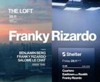 Tickets voor Franky Rizardo at Shelter - 6 stuks beschikbaar, Tickets en Kaartjes, Evenementen en Festivals, Drie personen of meer