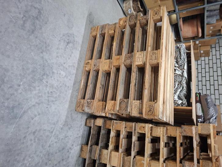 4 Europallets in keurige staat, Doe-het-zelf en Verbouw, Hout en Planken, Zo goed als nieuw, Pallet, Overige houtsoorten, Minder dan 200 cm