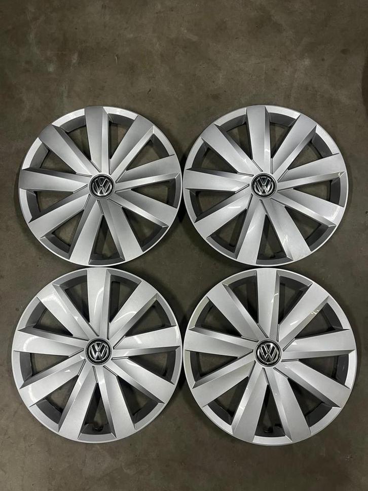 Originele 16 inch Volkswagen Wieldoppen set VW Golf Caddy, Auto diversen, Wieldoppen, Gebruikt, Ophalen of Verzenden