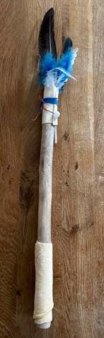 Handgemaakte Talking Stick met Rozenkwarts, Ophalen of Verzenden, Nieuw