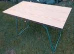 Vintage camping tafel, retro inklapbaar tafeltje, Caravans en Kamperen, Verzenden, Zo goed als nieuw, Campingtafel