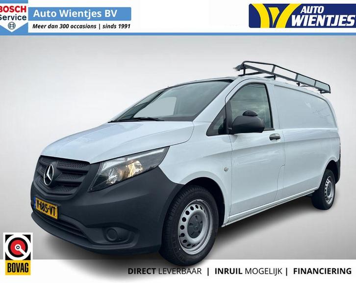 Mercedes-Benz Vito 111 CDI 84kw | Functional Lang 3-Pers | A, Auto's, Bestelauto's, Bedrijf, Te koop, ABS, Airbags, Airconditioning