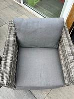 Tuinstoel met kussens - Wicker, Tuin en Terras, Ophalen, Zo goed als nieuw, Wicker