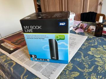 Nog nooit gebruikte WD My Book Live, 2TB NAS beschikbaar voor biedingen
