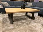 Salontafel massief eiken, 100 tot 150 cm, Nieuw, Industrieel, Rechthoekig