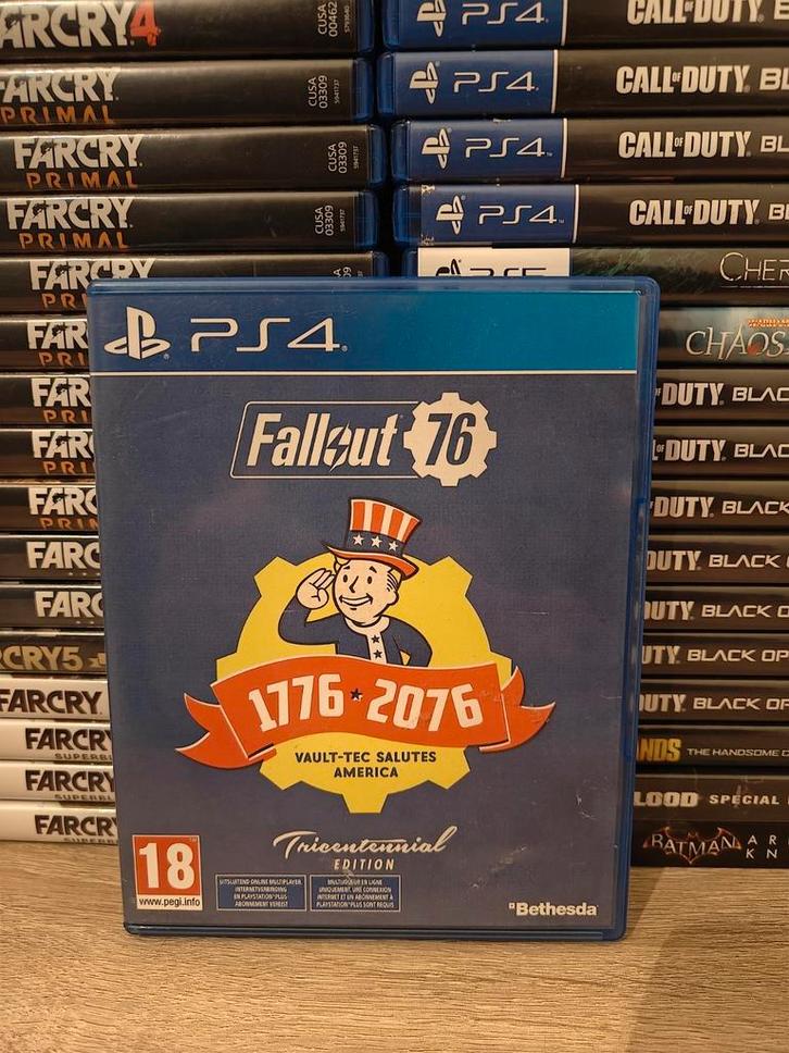 Fallout 76 1776 - 2076 playstation 4, Spelcomputers en Games, Games | Sony PlayStation 4, Zo goed als nieuw, Avontuur en Actie