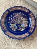 Marokkaanse taous borden met pauw - zeldzaam!, Ophalen of Verzenden