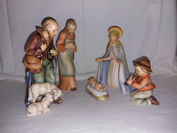 Groepje 214 oudere hummel kerstfiguren kerststal beschikbaar voor biedingen