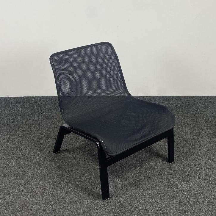Zwarte Lounge Fauteuil - Nolmyra, Huis en Inrichting, Fauteuils, Gebruikt, Ophalen