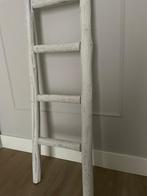 Decoratieve houten ladder wit, Huis en Inrichting, Zo goed als nieuw, Ophalen