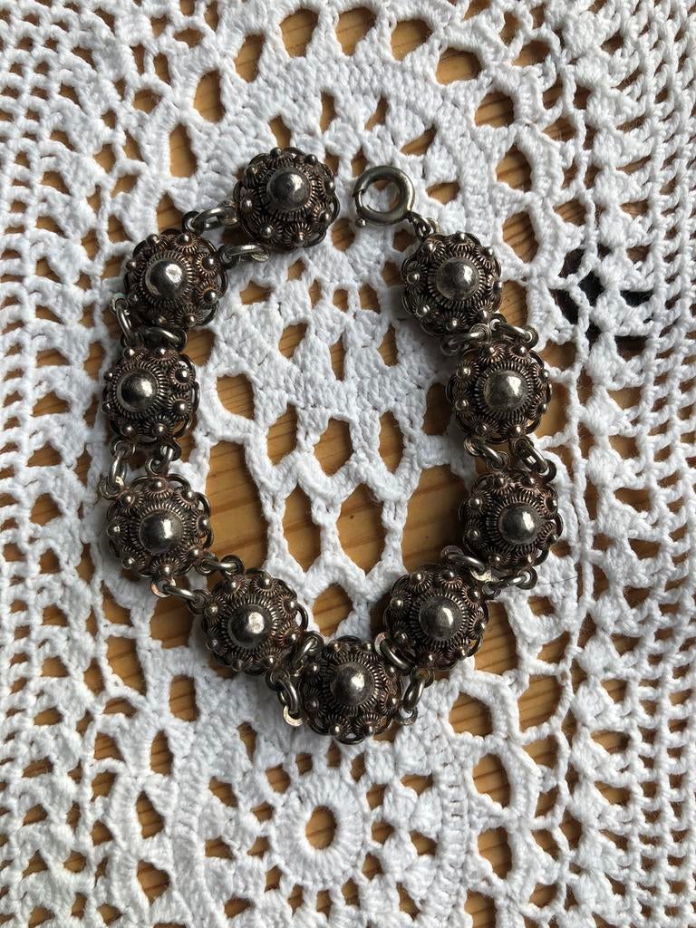 Zeeuwse knopenarmband – 10 knopen – antiek, Verzenden