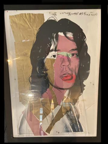 Andy Warhol - Mick Jagger Zeefdruk beschikbaar voor biedingen