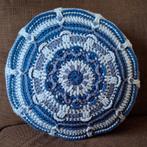 Kussen Blue Serenity, Ophalen of Verzenden, Nieuw, Blauw, Rond