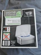 Home Creation Bathroom Doekjesbox - RVS, Ophalen of Verzenden, Nieuw, Grijs, Overige typen