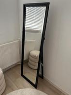 Staande spiegel zwart, Huis en Inrichting, Woonaccessoires | Spiegels, Ophalen, Minder dan 50 cm, Zo goed als nieuw, 150 tot 200 cm