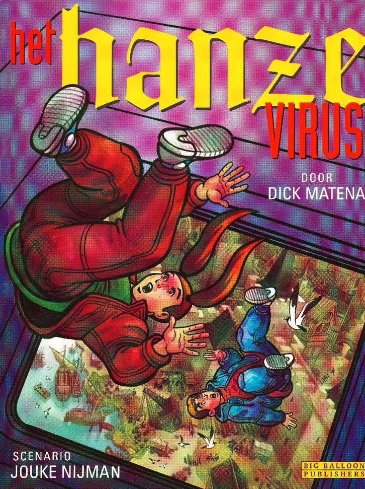 Het Hanzevirus - Dick Matena, Boeken, Stripboeken, Zo goed als nieuw, Eén stripboek, Verzenden