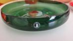 Groene glazen schaal van Ikea, Ophalen, Zo goed als nieuw, Rond, Glas