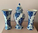 Set van 3 vazen Delfts blauw, Ophalen of Verzenden