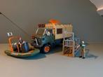 Schleich Wildlife Truck met boot, Ophalen of Verzenden, Gebruikt, Jongen of Meisje