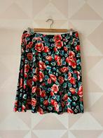 King Louie Circle Skirt rok zwart bloem M/38 zgan, Kleding | Dames, Rokken, Maat 38/40 (M), Zwart, Ophalen of Verzenden, Zo goed als nieuw