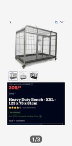 Heavy duty bench xxl, Dieren en Toebehoren, Hondenhokken, Ophalen of Verzenden, Nieuw, 110 cm of meer, 65 tot 100 cm