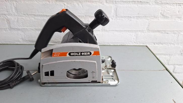 Holzher 2111 inval cirkelzaag, Doe-het-zelf en Verbouw, Gereedschap | Handgereedschap, Gebruikt, Ophalen of Verzenden