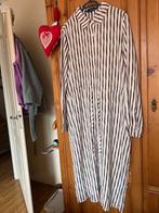 RBLZ jurkje creme streep mt XL, Beige, Maat 46/48 (XL) of groter, Ophalen of Verzenden, Boven de knie