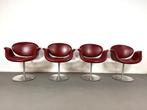 leren little tulip chairs Pierre Paulin voor Artifort, 1990s, Huis en Inrichting, Stoelen, Ophalen, Gebruikt, Leer