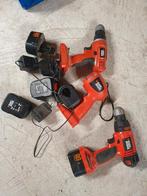 Te koop Black&Decker accuboormachine en acculamp, Doe-het-zelf en Verbouw, Gereedschap | Boormachines, Ophalen of Verzenden, Gebruikt