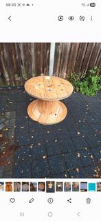 haspel 50x80, Tuin en Terras, Tuintafels, Ophalen of Verzenden, Gebruikt, Rond, Hout