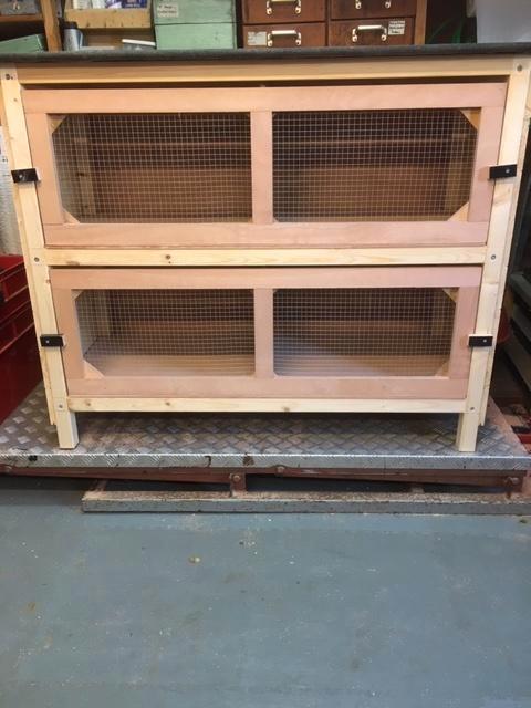 Flat 2 etages  gaas of schuil, Dieren en Toebehoren, Knaagdieren en Konijnen | Hokken en Kooien, Nieuw, Hok, 90 cm of meer, 110 cm of meer