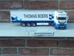 Tekno  Scania  6 X 2  met  tautliner  van  Thomas  Boers., Ophalen of Verzenden, Nieuw, Bus of Vrachtwagen, Tekno