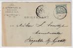 Kwadijk-Briefkaart J. Uitentuis Jr. 1904, Verzenden, Voor 1920, Gelopen, Noord-Holland