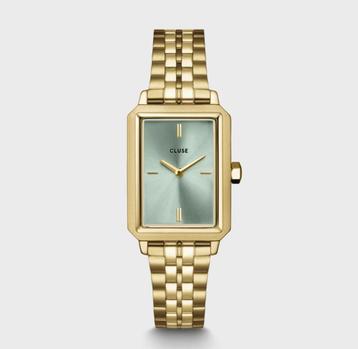 Cluse Fluette Watch Sage Green, Gold Colour CW11514 €64,- beschikbaar voor biedingen