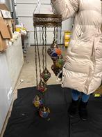 Turkse mozaïek lamp met 7 bollen - Nieuw!, Huis en Inrichting, Lampen | Hanglampen, Ophalen of Verzenden, Nieuw, Glas, 75 cm of meer