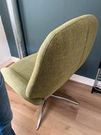 Groene Relaxstoel van Montèl met Metalen Onderstel, Huis en Inrichting, Fauteuils, Ophalen, Gebruikt, 75 tot 100 cm, Metaal