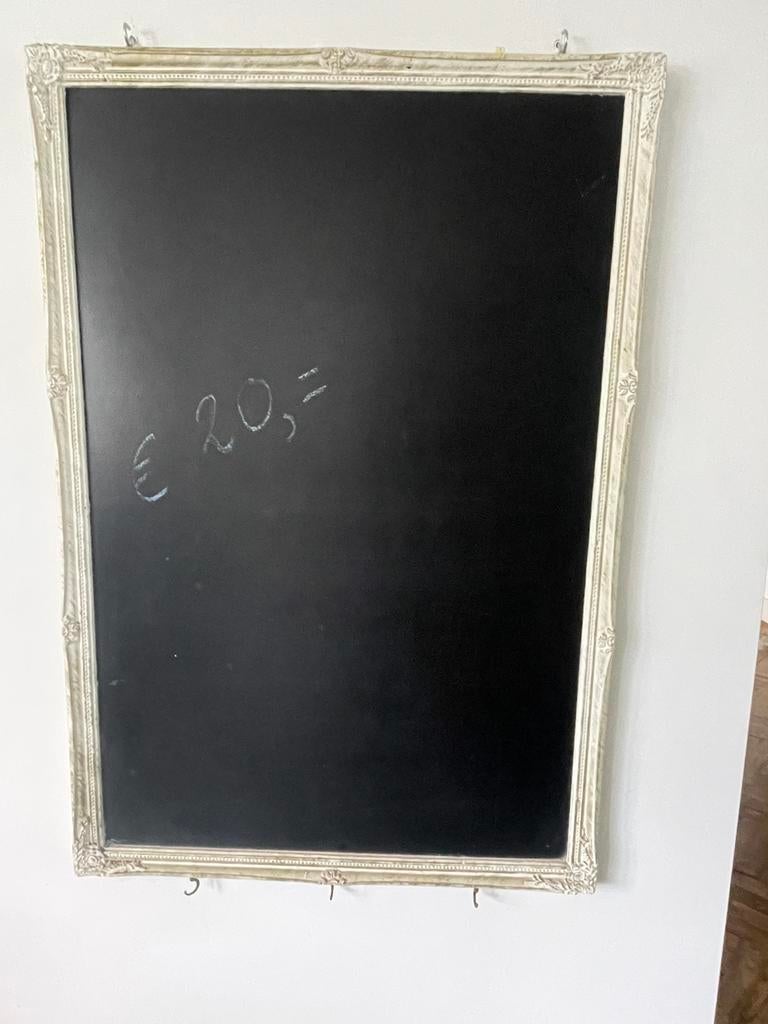Decoratief krijtbord gemaakt van oude lijst, Ophalen, Gebruikt