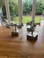 Moderne Set van 3 plafondlampen, Ophalen, Zo goed als nieuw, Glas
