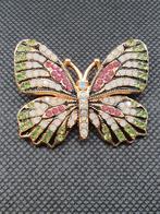 Antiek stijl vlinder broche, Sieraden, Tassen en Uiterlijk, Broches, Nieuw, Goud, Ophalen of Verzenden