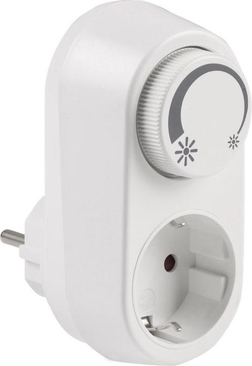 Q-Link Stekkerdimmer – LED Dimmer – Dimmer Stopcontact – 3 t, Doe-het-zelf en Verbouw, Alarmsystemen, Nieuw, Detector, Sensor of Melder